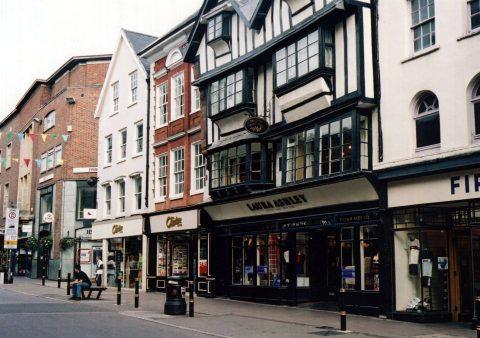 Tudor building in Exeter